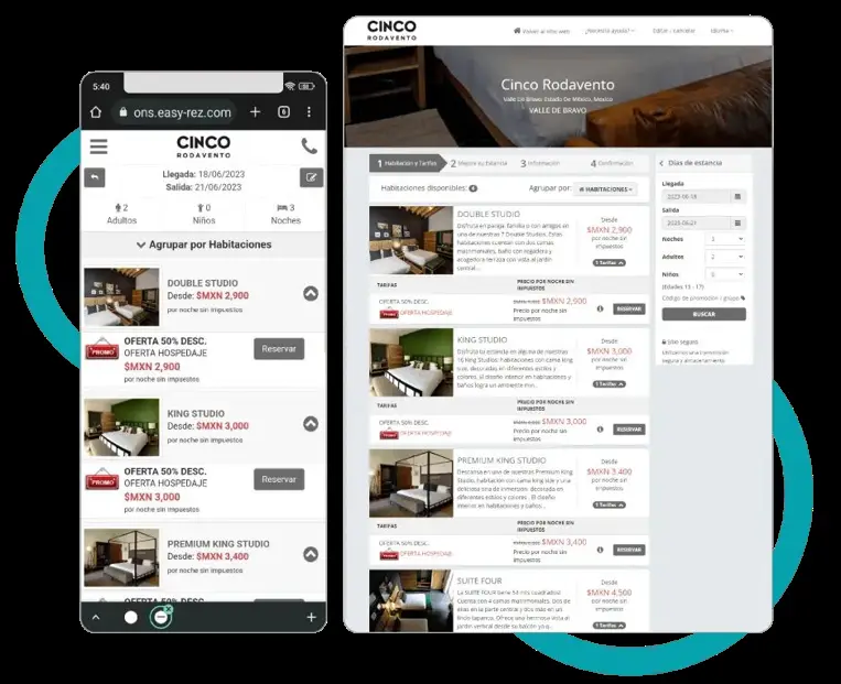 Easy-Rez: implementación para gestión de hoteles